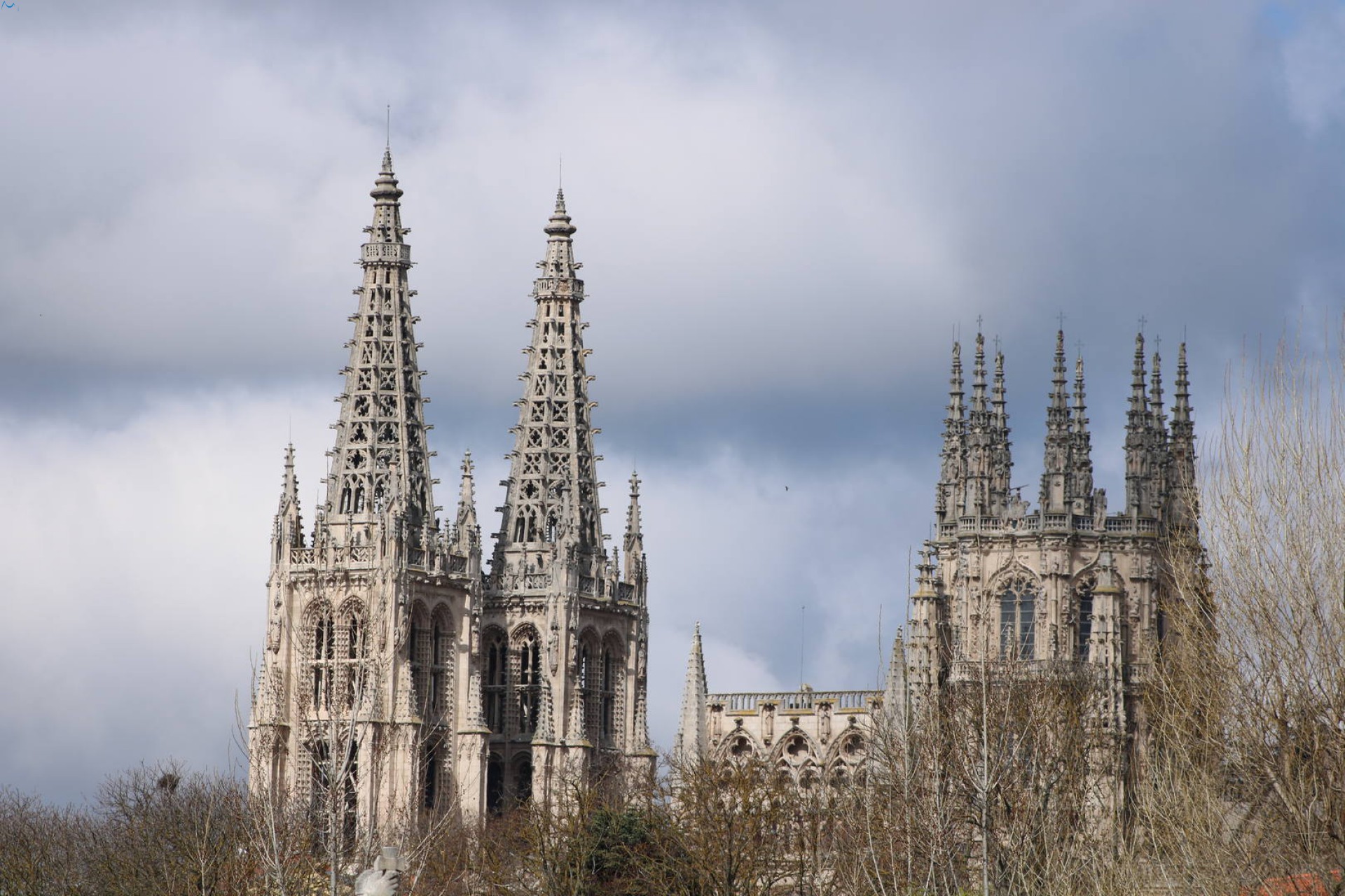 Detalle de la catedral de Burgos