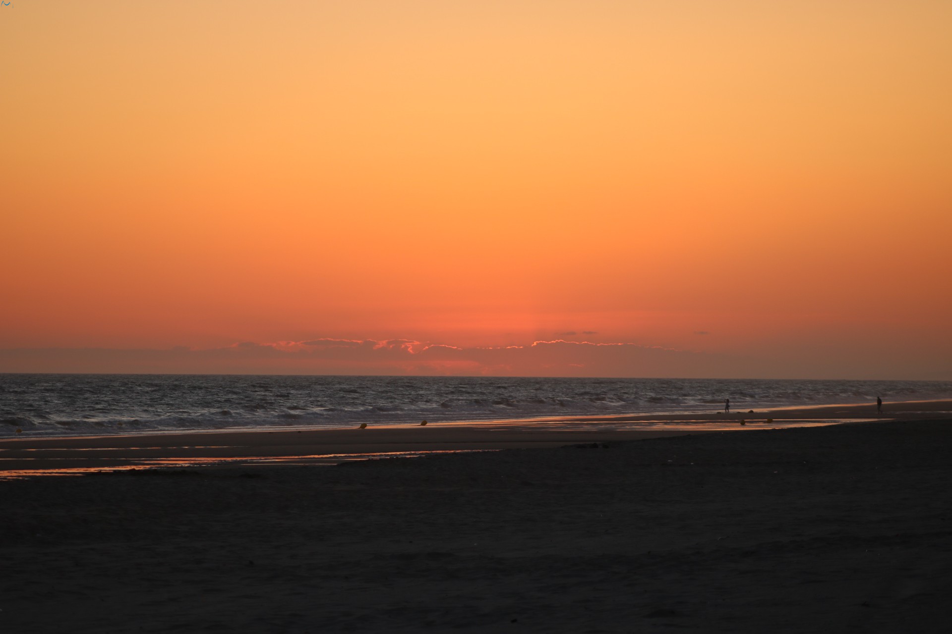 Atardecer en la playa