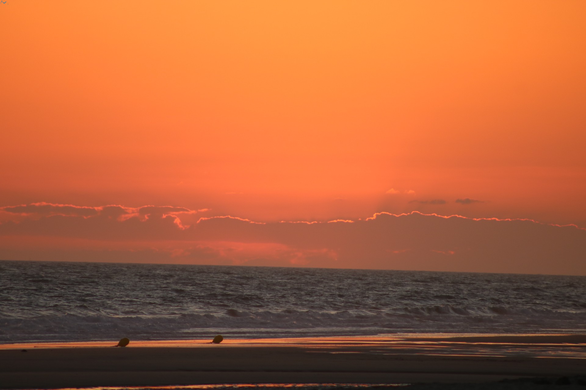 Atardecer en la playa
