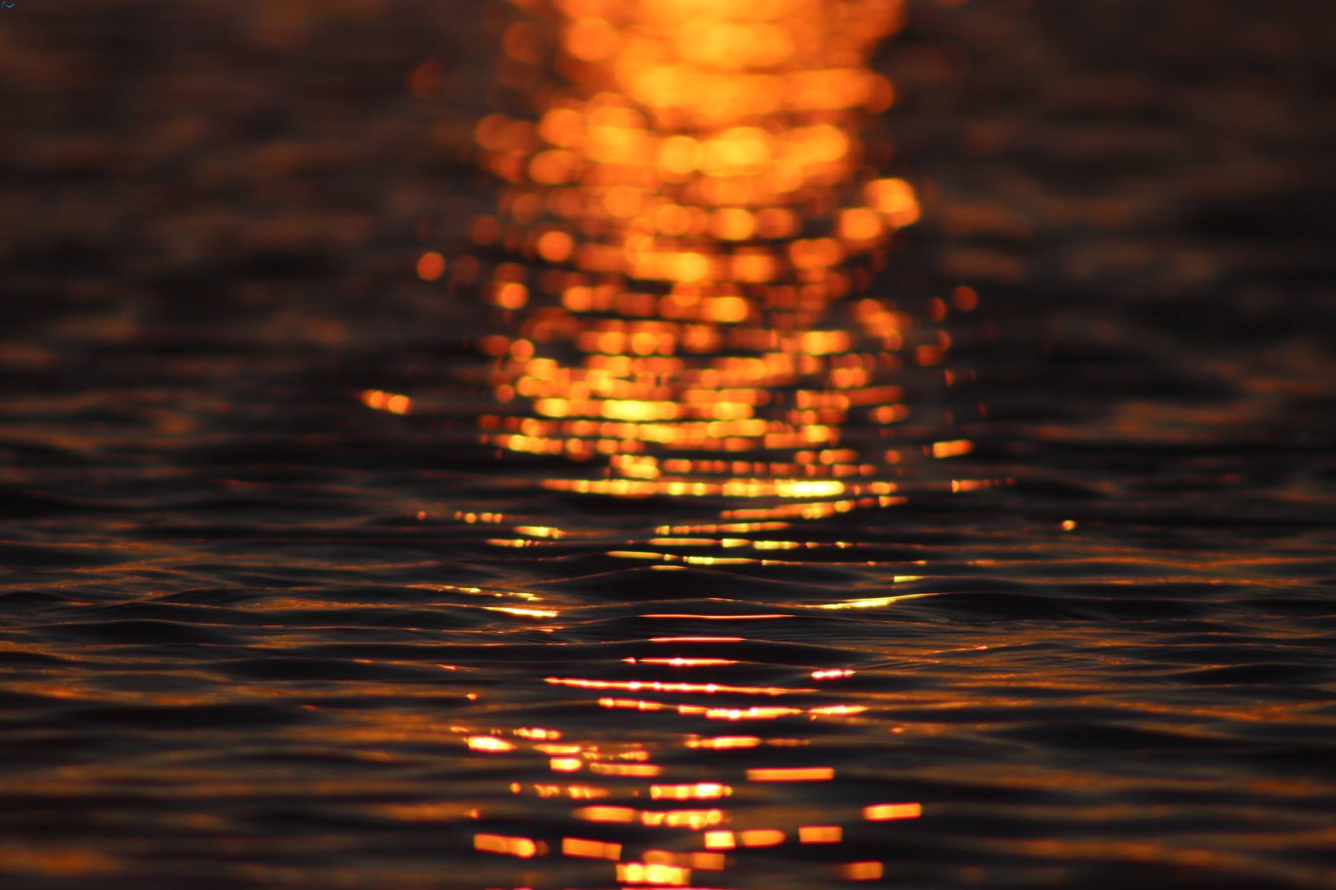 Agua y sus reflejos de cerca